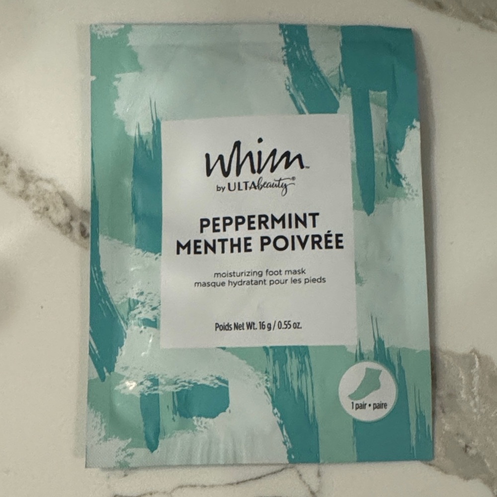 🌸5/$25🌸 Ulta whim peppermint moisturizing foot mask
